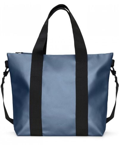 Rains Unisex Tote Bag Mini - Blue