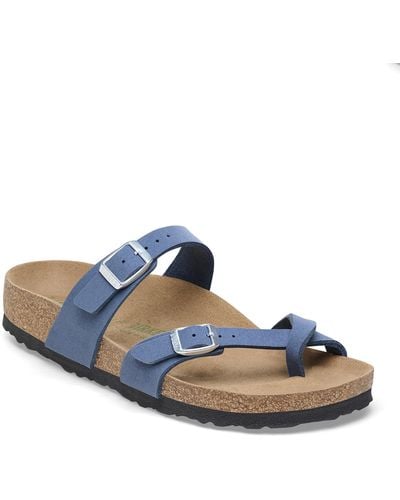 Birkenstock Mayari Soft Vegan Synthetic Sandals - Blue