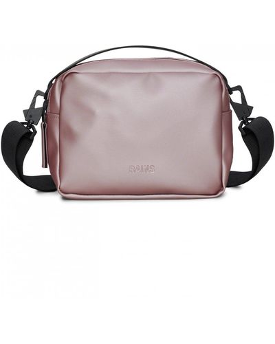 Rains Unisex Box Bag - Pink