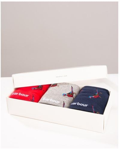 Barbour Pheasant Giftset Hmv Socks - Multicolour