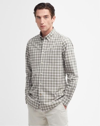 Barbour Lomond Tailored Shirt - Gray