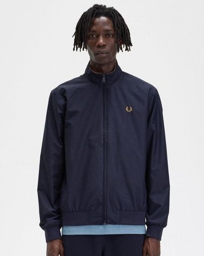 Fred Perry Brentham Jacket - Blue