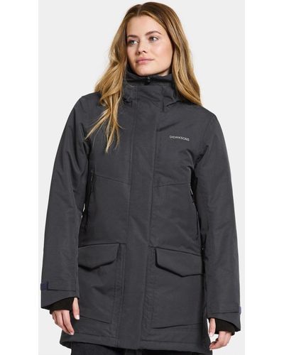 Didriksons Frida 7 Parka in Black | Lyst | 