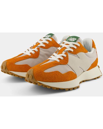 New Balance 327 Vintage Unisex Sneakers - Orange
