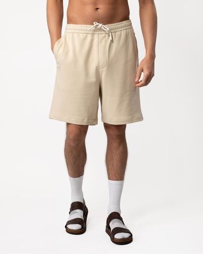 Armani Exchange Milano Edition French Terry Shorts - Natural
