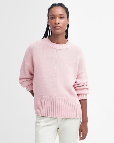 Barbour Clifton Knitted Sweater - Pink
