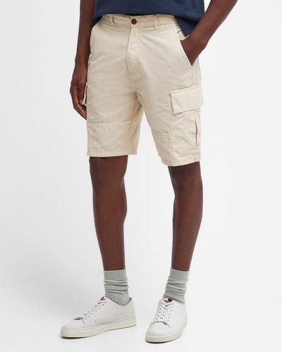 Barbour Essential Ripstop Cargo Shorts - Natural