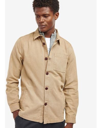 Barbour Washed Overshirt - Natural