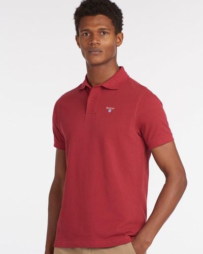 Barbour Sports Polo Shirt - Red
