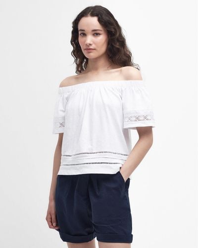 Barbour Ralee Relaxed Top - White