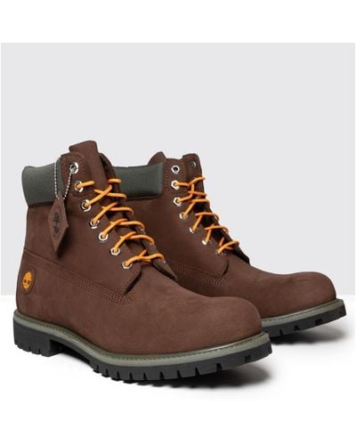 Timberland 6 Inch Premium Waterproof Boots - Brown