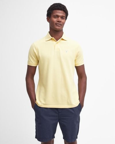 Barbour Sports Polo Shirt - Natural