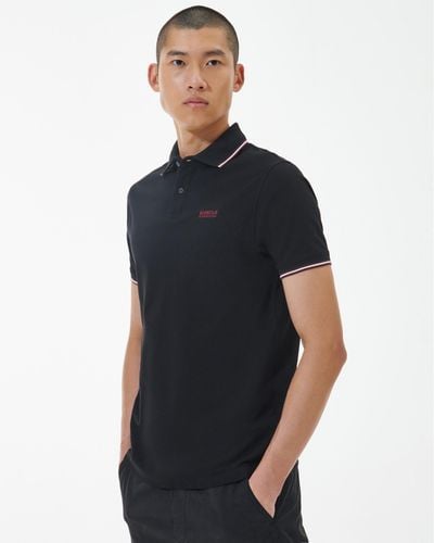 Barbour Event Multi Tipped Polo - Black
