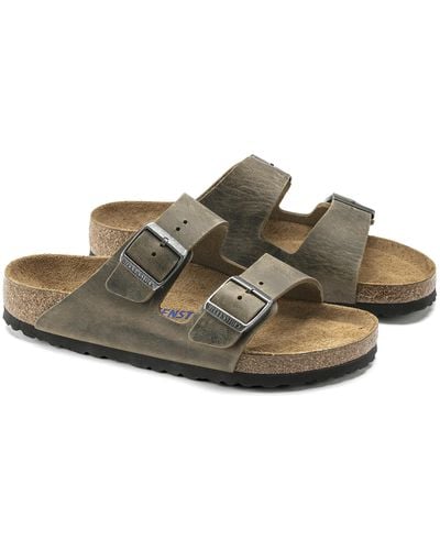Birkenstock Arizona Soft Footbed Oiled Leather Sandals - Multicolor