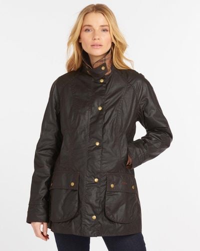 Barbour Beadnell Wax Jacket - Black