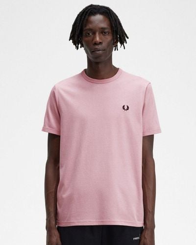 Fred Perry Ringer - Pink
