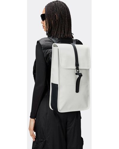 Rains Unisex Backpack - White