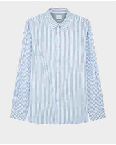 Paul Smith Ps Long Sleeve Regular Fit Shirt - Blue