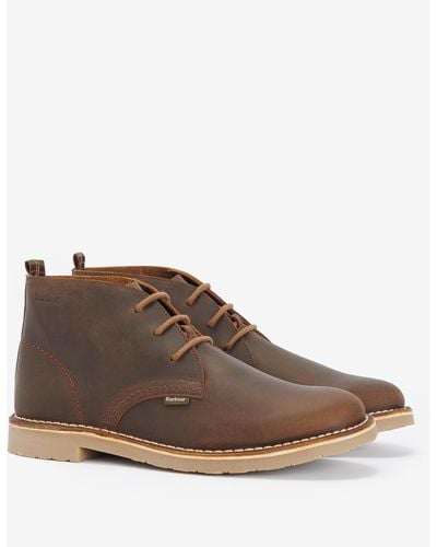 Barbour Siton Desert Boots - Brown