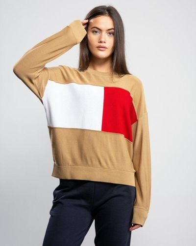 Tommy Hilfiger Icon Flag Sweatshirt - Multicolour