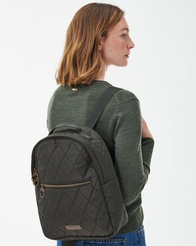 Barbour Quilted Backpack - Green