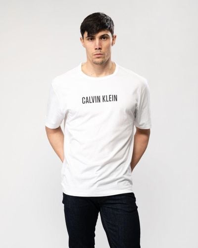 Calvin Klein Intense Power Lounge Short Sleeve Crew Neck - White