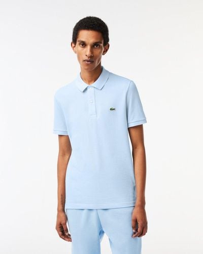 Lacoste Original L.12.12 Slim Fit Petit Piqué Cotton Polo Shirt - Blue