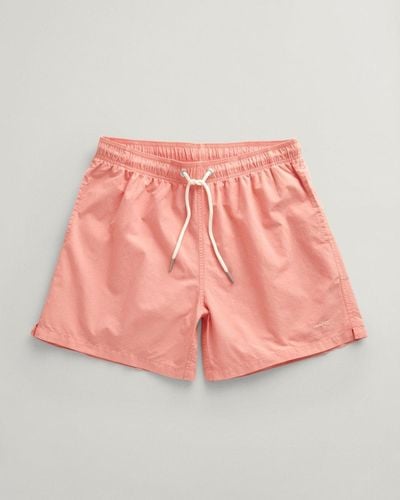 GANT Sunfaded Swim Shorts - Pink