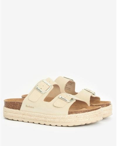 Barbour Sandgate Chunky Sandals - Natural