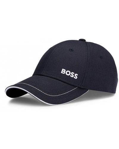 BOSS Cap-1 Cotton-twill Cap With Logo Detail Nos - Blue