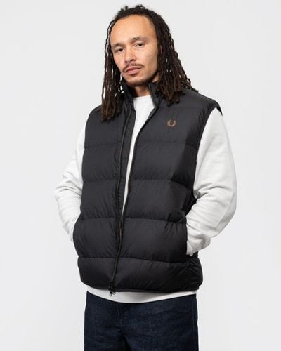 Fred Perry Insulated Gilet - Black