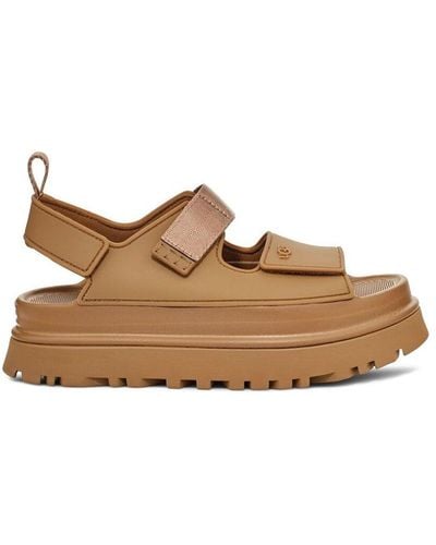 UGG Platform Sandals 'Goldenglow' - Brown