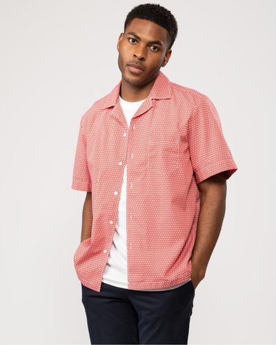 BOSS Rayer Short Sleeve Shirt - Pink