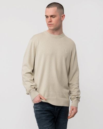 BOSS Kanovano Cotton-cashmere Crew Neck Sweater - Multicolour