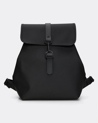 Rains Unisex Bucket Backpack - Black