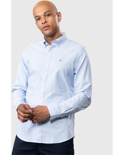 GANT Slim Fit Oxford Shirt - Blue