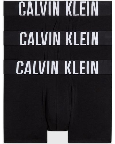 Calvin Klein 3 Pack Trunks - Intense Power - Black