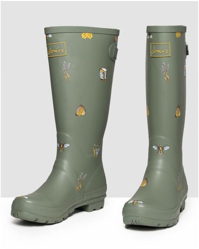 Joules Printed Wellies - Green