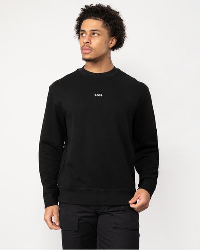 BOSS Wesmallcrew Sweatshirt - Black