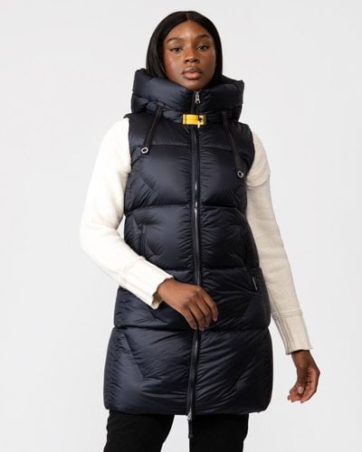 Parajumpers Zuly Long Down Gilet - Blue