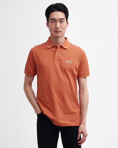 Barbour Essential Short Sleeve Polo - Red