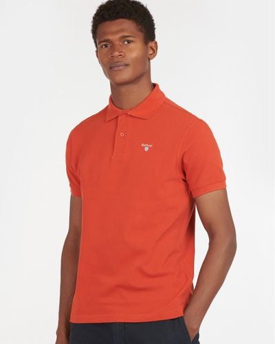 Barbour Sports Polo Shirt - Orange