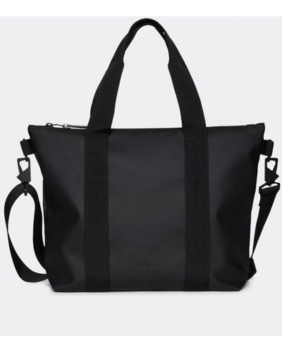 Rains Unisex Tote Bag Micro - Black