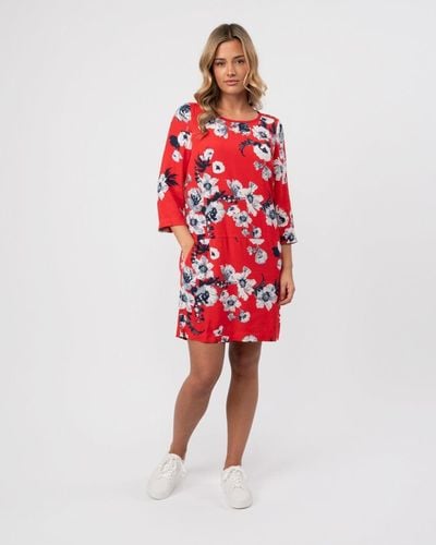 Joules Ambion Dress - Red