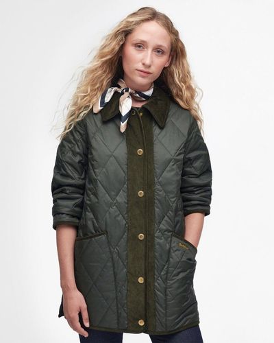 Barbour Highcliffe Oversized Quitled Jacket - Multicolor