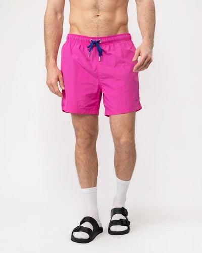 GANT Regular Fit Swim Shorts - Pink