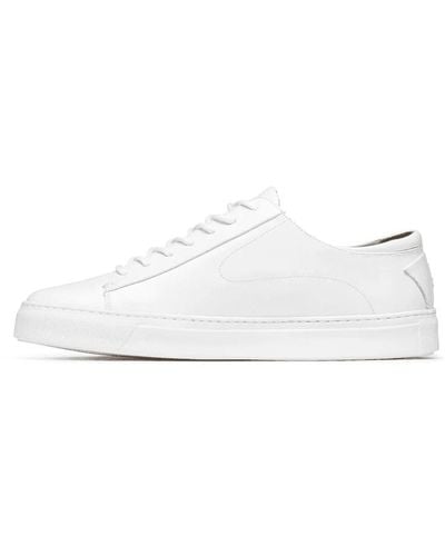 Oliver Sweeney Sirolo Calf Leather Lightweight Trainers - White