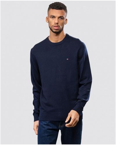 Tommy Hilfiger Pima Organic Cotton Cashmere Bds in Blue for Men | Lyst