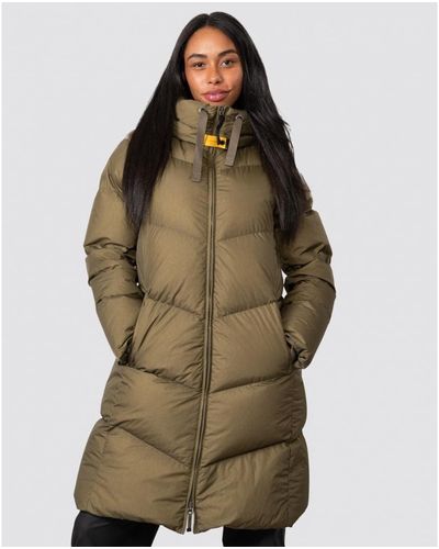 Parajumpers Rindou Hooded Down Coat - Green