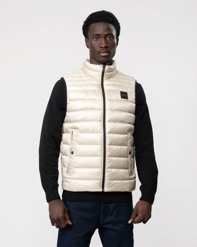 BOSS Odeno 1 Padded Gilet - Natural